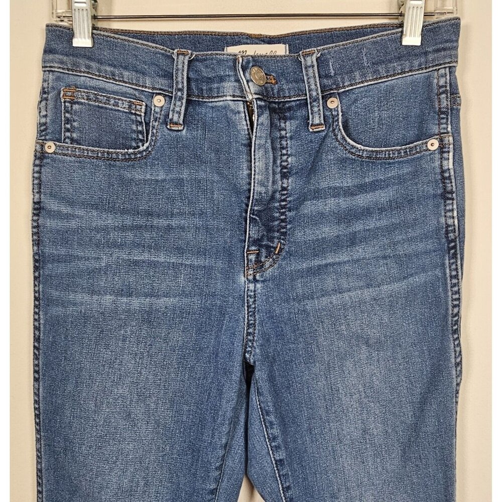 MADEWELL Jeans Waist Size 30 Inch Inseam 26 Inches Stretch Medium Wash